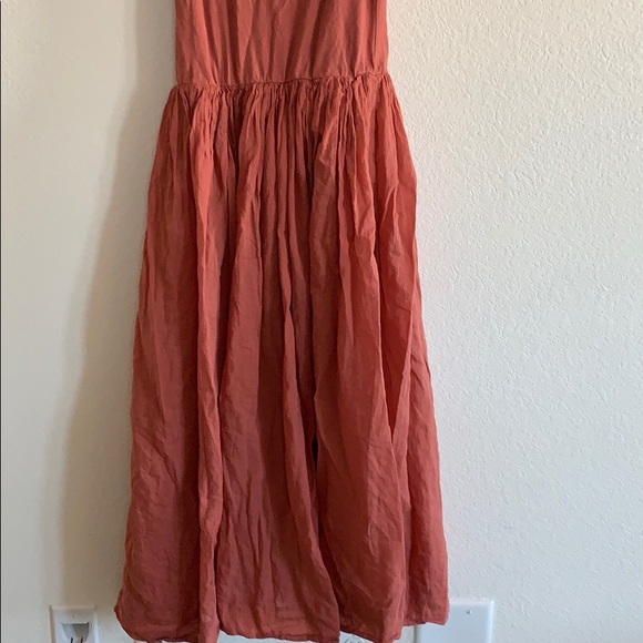 Zara basic | tank long dress in cotton - Picture 6 of 9